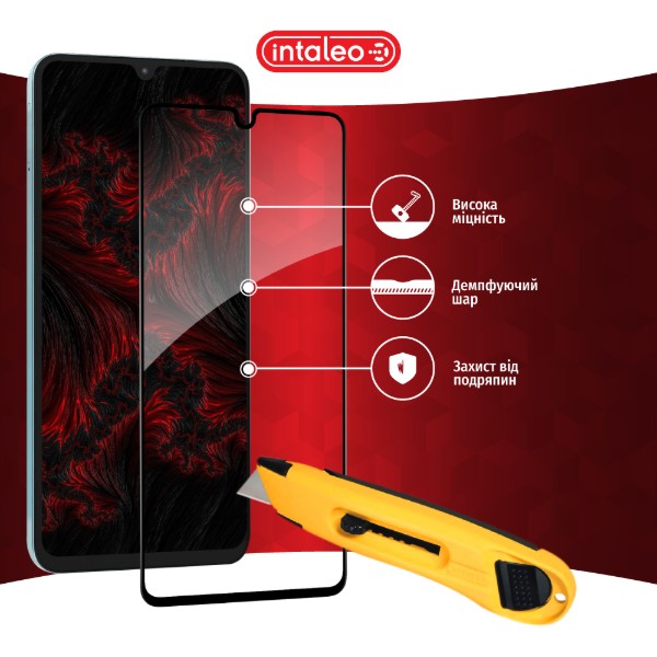 Фото - Защитное стекло для смартфона Intaleo 3D 9H for Samsung Galaxy A06 5G Black (1283126613012)